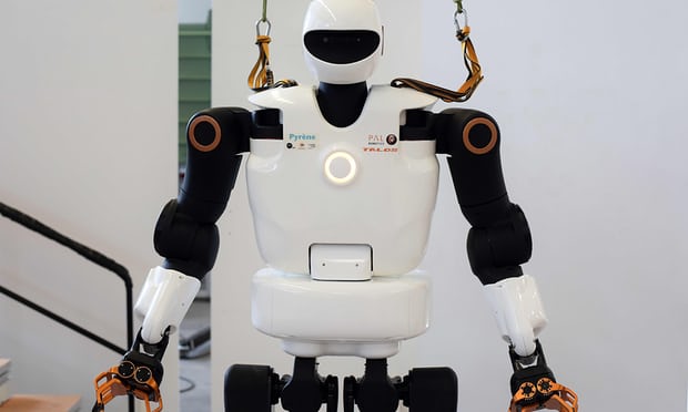 Programming challenge: morality should be built into the core of a robot. Photograph: Remy Gabalda/AFP/Getty Images
